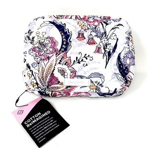 Vera Bradley Quilted Floral Travel Storage Cord Organizer Hummingbird Park